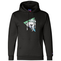 Trust No One Nihilist Dog Design Champion Hoodie | Artistshot