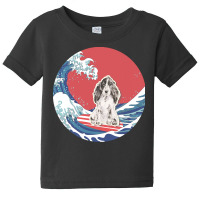 Cocker Spaniel T  Shirt Cocker Spaniel Gifts   Ocean Waves Surfing Coc Baby Tee | Artistshot