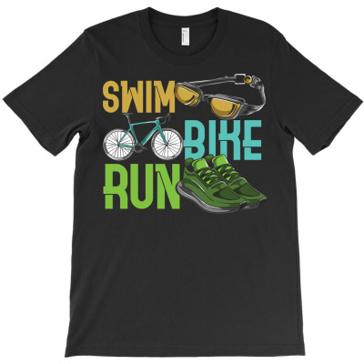 Triathlon   Triathletes Sport T-shirt Designed By Aris Riswandi