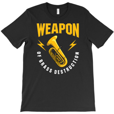 Tuba Musical Instrument For Music Lovers T-shirt Designed By Aris Riswandi