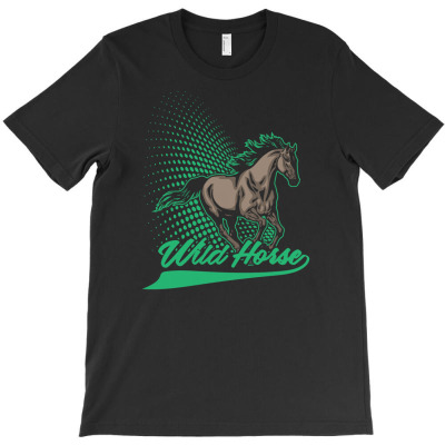 Wild Horse I Horse Hoof T-shirt Designed By Aris Riswandi