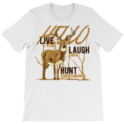 Wild And Free Hunter T-shirt Designed By Rishart
