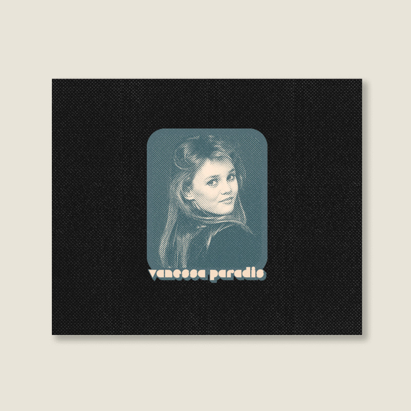 Vanessa Paradis Retro Style 80s Francophile Design Landscape Canvas Print | Artistshot