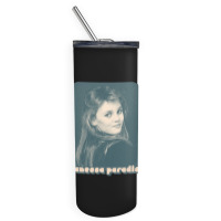 Vanessa Paradis Retro Style 80s Francophile Design Skinny Tumbler | Artistshot