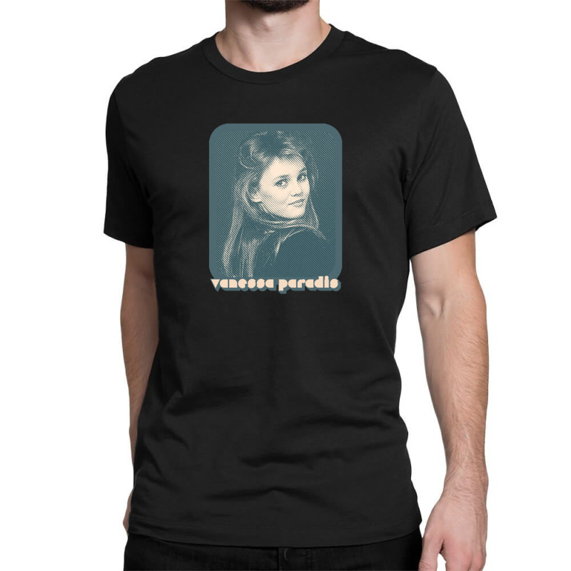 Vanessa Paradis Retro Style 80s Francophile Design Classic T-shirt | Artistshot