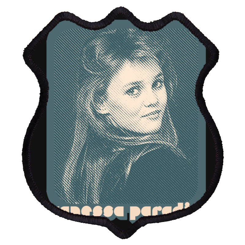 Vanessa Paradis Retro Style 80s Francophile Design Shield Patch | Artistshot