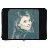 Vanessa Paradis Retro Style 80s Francophile Design Rectangle Patch | Artistshot