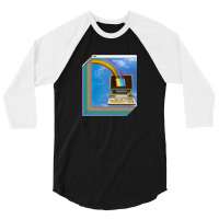 Vaporwave Aesthetic Compter Design 3/4 Sleeve Shirt | Artistshot