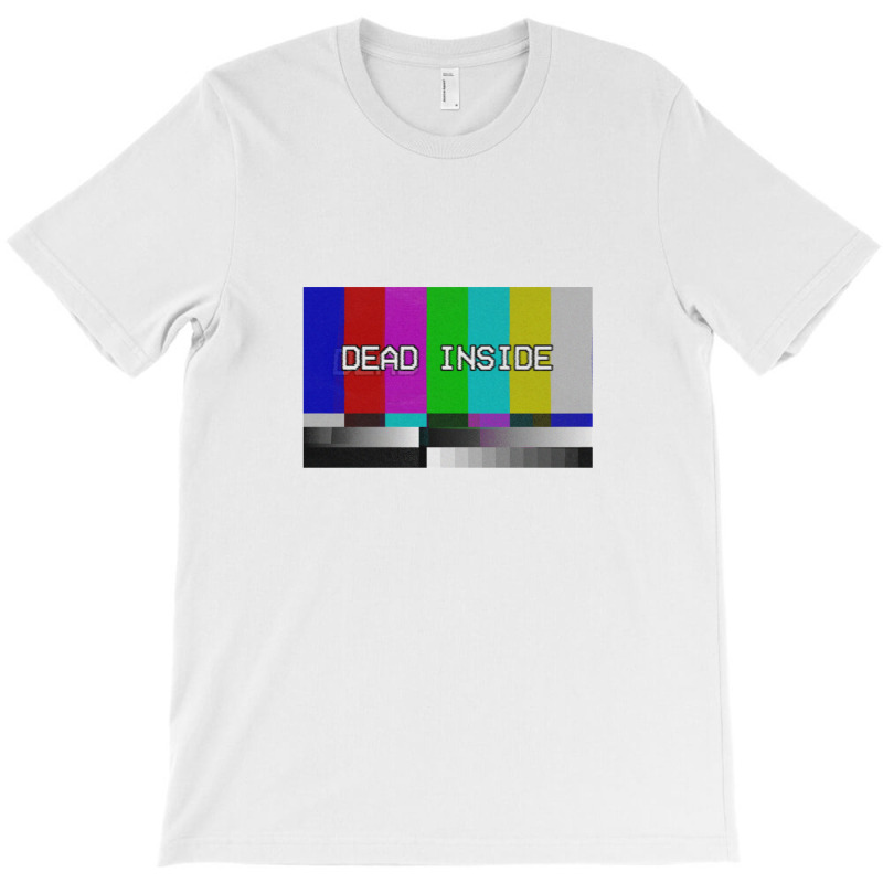 Vaporwave Dead Inside Test Card Vhs Nihilism Artwork T-Shirt by oragumun | Artistshot