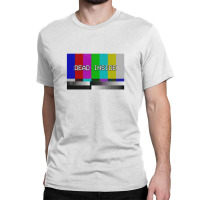 Vaporwave Dead Inside Test Card Vhs Nihilism Artwork Classic T-shirt | Artistshot