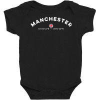 Manchester England Uk United Kingdom Long Sleeve T Shirt Baby Bodysuit | Artistshot