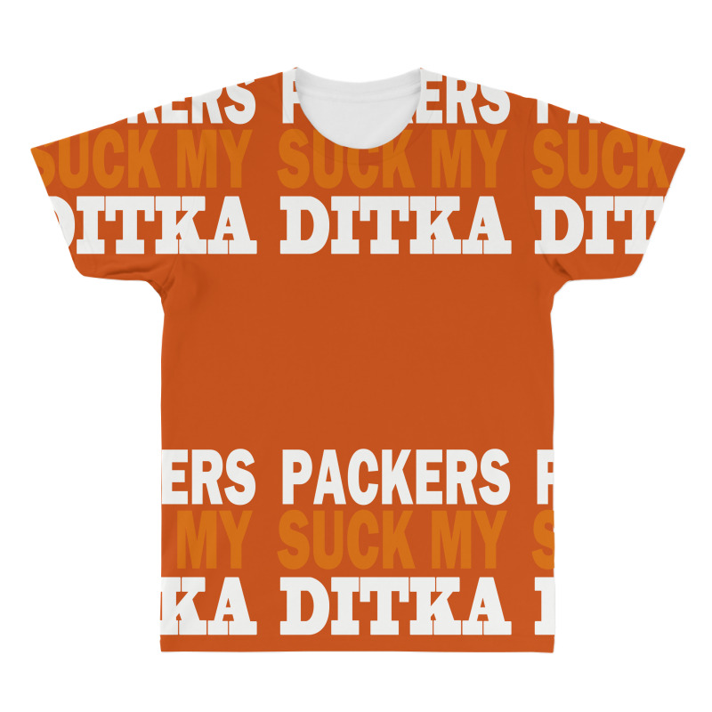 Packers Suck My Ditka T-Shirt Orange