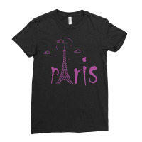 Paris Ladies Fitted T-shirt | Artistshot