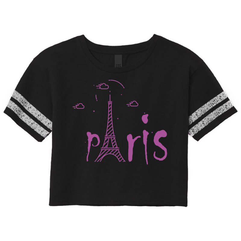 Paris Scorecard Crop Tee by KaanWolf | Artistshot