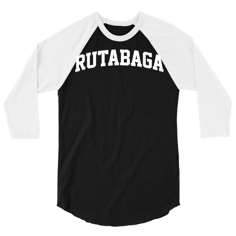 Rutabaga Vintage Retro Arch Funny T Shirt 3/4 Sleeve Shirt | Artistshot