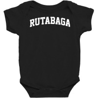 Rutabaga Vintage Retro Arch Funny T Shirt Baby Bodysuit | Artistshot