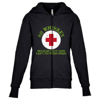 Veterans Day Memorial Day Combat Medics 68 Whiskey Alumni Youth Zipper Hoodie | Artistshot