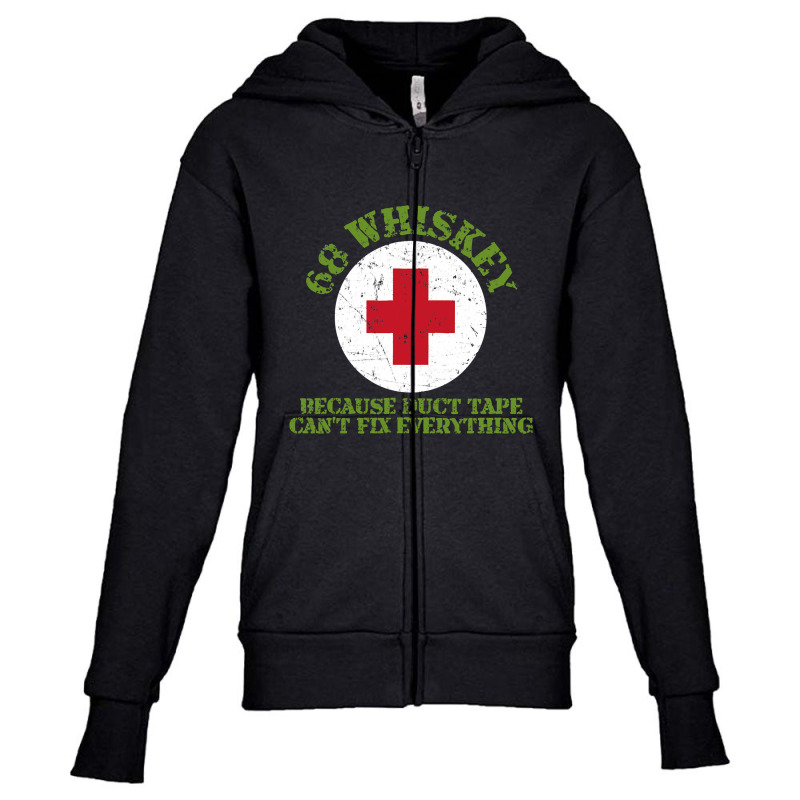 Veterans Day Memorial Day Combat Medics 68 Whiskey Alumni Youth Zipper Hoodie by Hoangduong | Artistshot