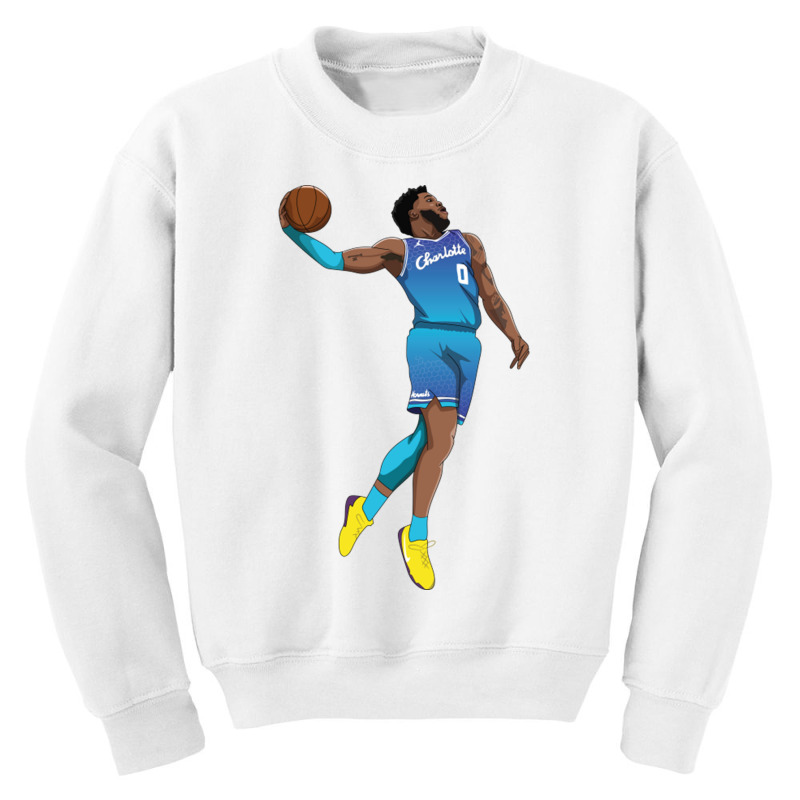 Miles Bridges Dunk Youth Sweatshirt by grahamlauren | Artistshot