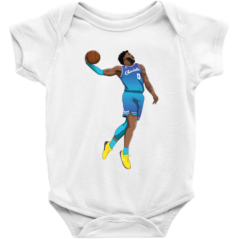 Miles Bridges Dunk Baby Bodysuit by grahamlauren | Artistshot