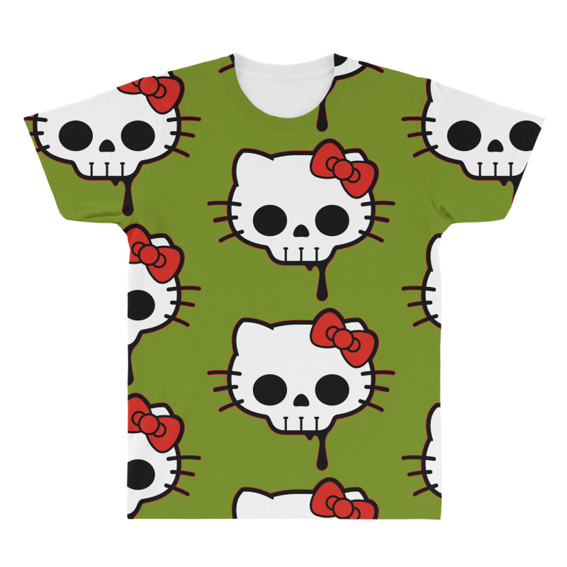 Skull Kitty All Over Men's T-shirt | Artistshot