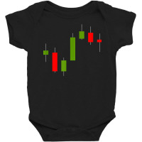 Stock Candlesticks Funny Stock Market Day Trader T Shirt Baby Bodysuit | Artistshot