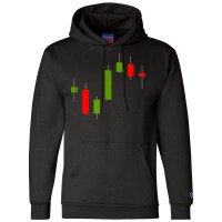 Stock Candlesticks Funny Stock Market Day Trader T Shirt Champion Hoodie | Artistshot