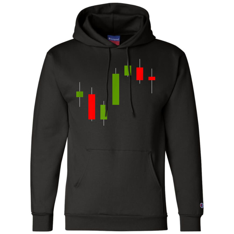 Stock Candlesticks Funny Stock Market Day Trader T Shirt Champion Hoodie by nayarilorenzi | Artistshot