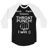 Throat Punch 3/4 Sleeve Shirt | Artistshot