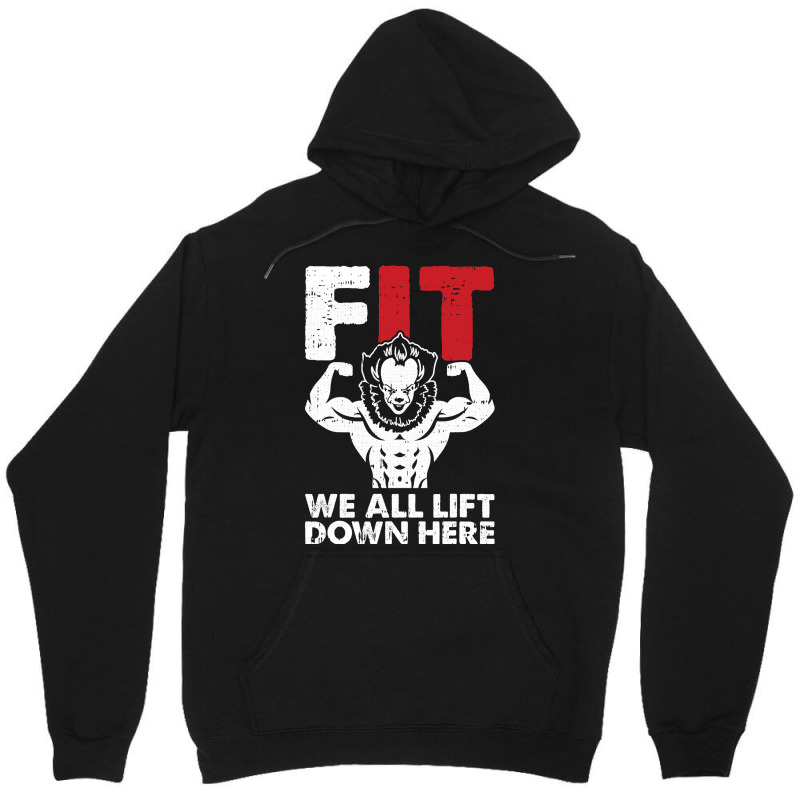 We All Lift Down Here Lazy Halloween Costume Funny Fitness Unisex Hoodie | Artistshot