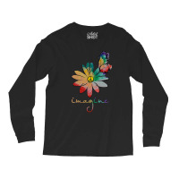 Imagine Hippie Flower T  Shirt Imagine Hippie Flower T  Shirt T  Shirt Long Sleeve Shirts | Artistshot