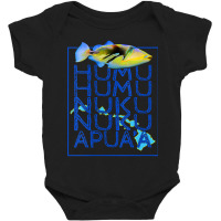 Womens Humuhumunukunukuapua A Triggerfish Hawaiian Vneck Baby Bodysuit | Artistshot