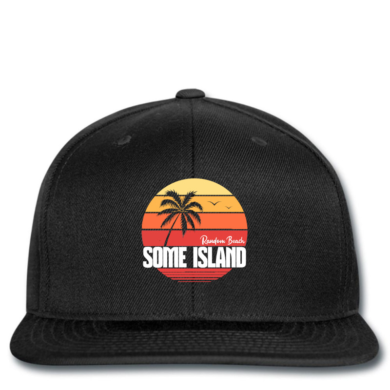 Random Beach On Some Island Printed hat by kabasubrata | Artistshot