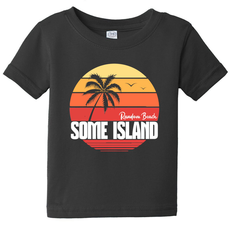 Random Beach On Some Island Baby Tee by kabasubrata | Artistshot