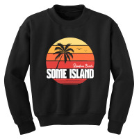 Random Beach On Some Island Youth Sweatshirt | Artistshot