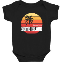 Random Beach On Some Island Baby Bodysuit | Artistshot