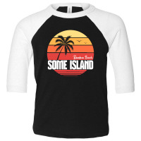 Random Beach On Some Island Toddler 3/4 Sleeve Tee | Artistshot