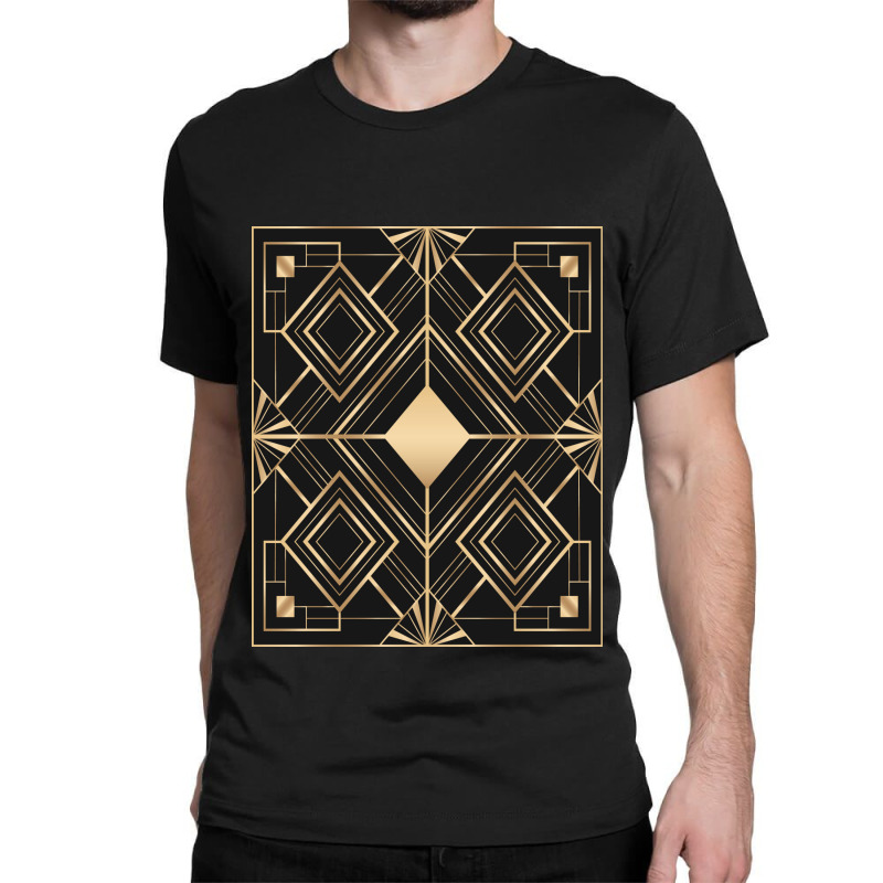 Frame With Geometric Patterns Classic T-shirt | Artistshot