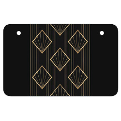 frame with geometric patterns ATV License Plate | Artistshot