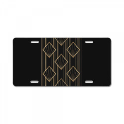 frame with geometric patterns License Plate | Artistshot