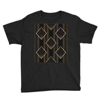 Frame With Geometric Patterns Youth Tee Designed By Aa-kudus