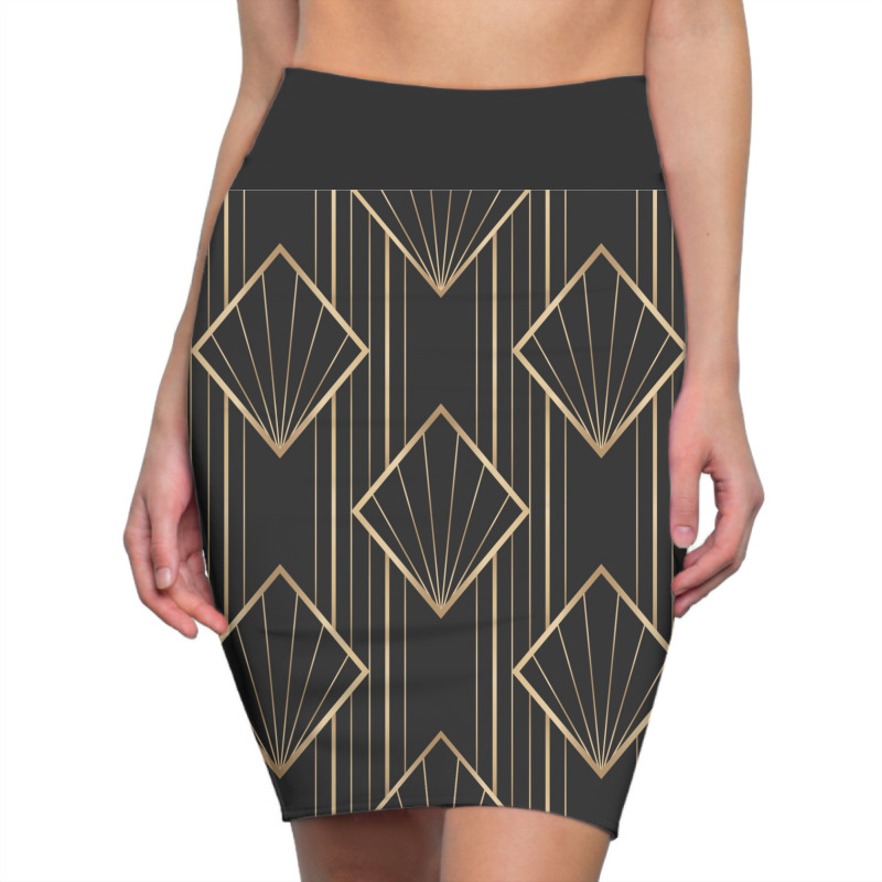 Frame With Geometric Patterns Pencil Skirts | Artistshot