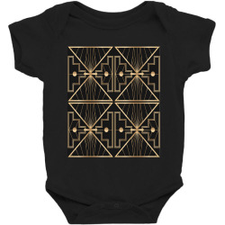 frame with geometric patterns Baby Bodysuit | Artistshot