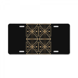 frame with geometric patterns License Plate | Artistshot