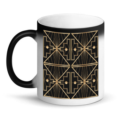 Frame With Geometric Patterns Magic Mug Designed By Aa-kudus