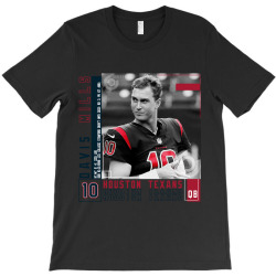 Custom Davis Mills Football Vintage T-shirt By Grahamlauren - Artistshot