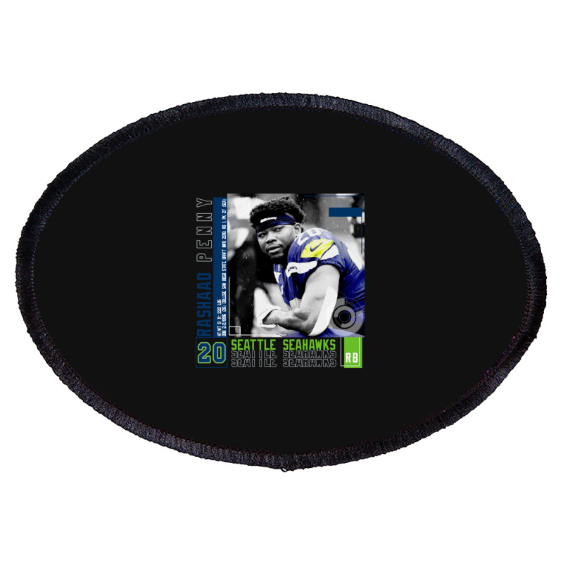 Rashaad Penny Football Oval Patch | Artistshot