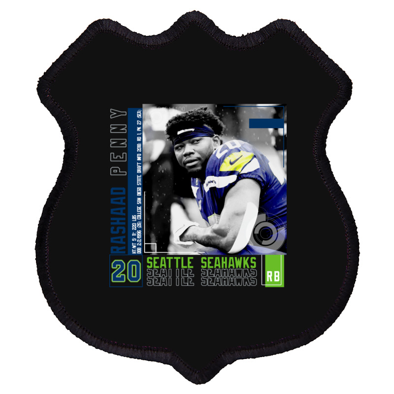 Rashaad Penny Football Shield Patch | Artistshot