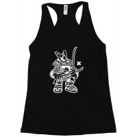 Samurai Warrior White Racerback Tank | Artistshot