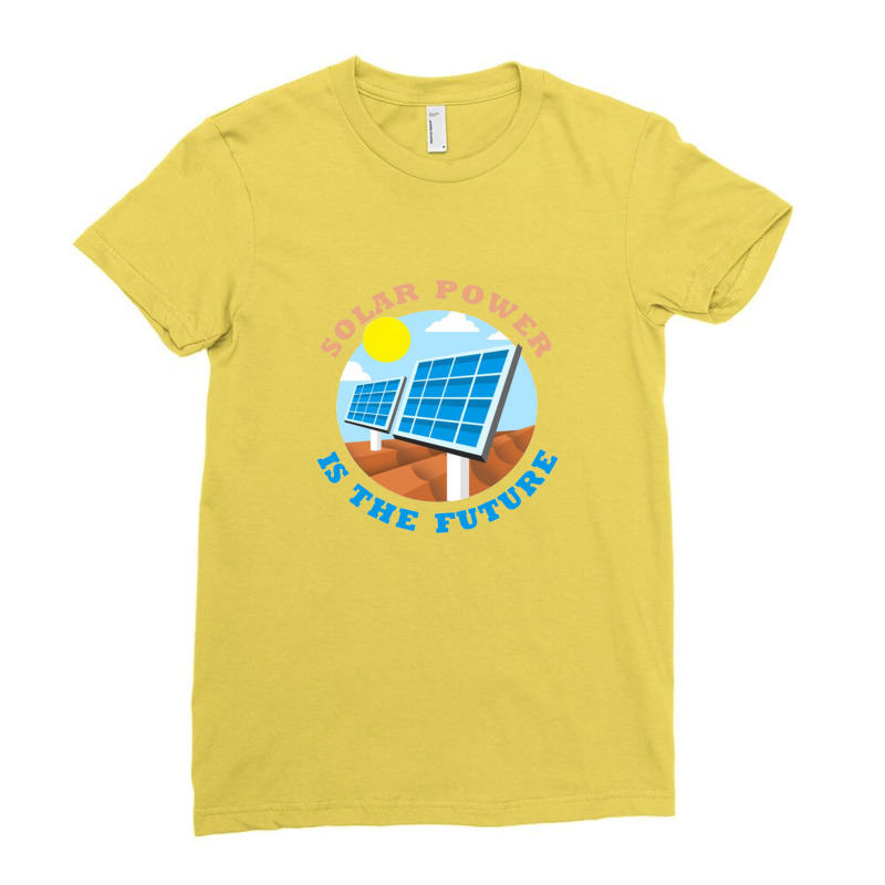 Save Energy Ladies Fitted T-Shirt by ciko prasetyawan | Artistshot